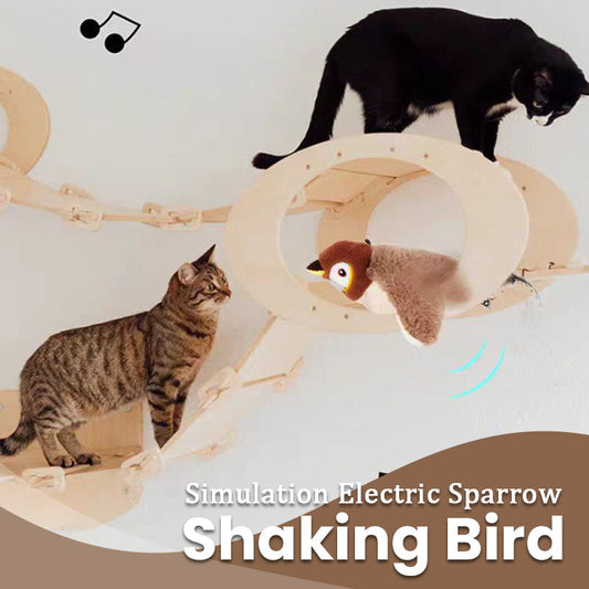 😻Simulation Electric Sparrow Shaking Bird