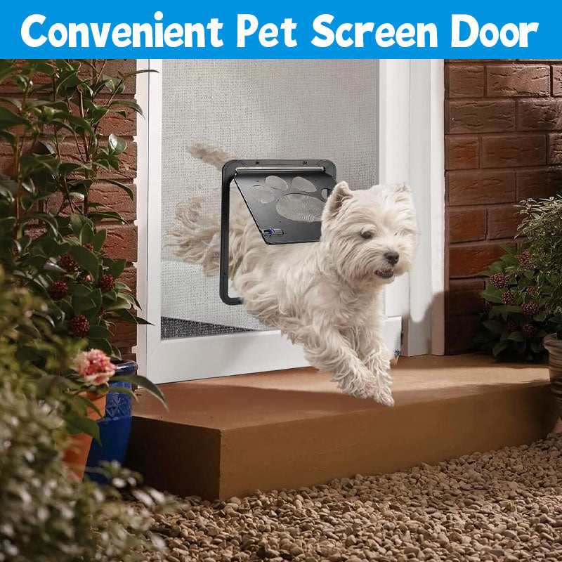 🐾Pet Screen Door Magnetic Lockable Dog Flap