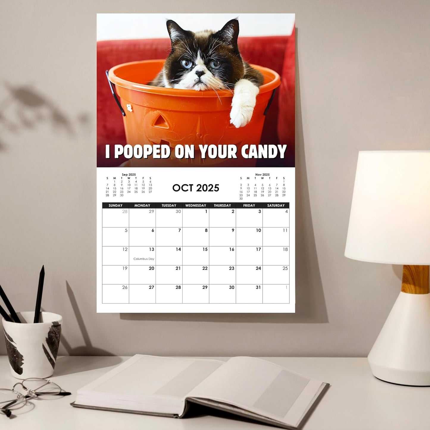 😾2025 Peed-Off Cats Calendar - Funny Cat Themed Gifts For Cat Lovers