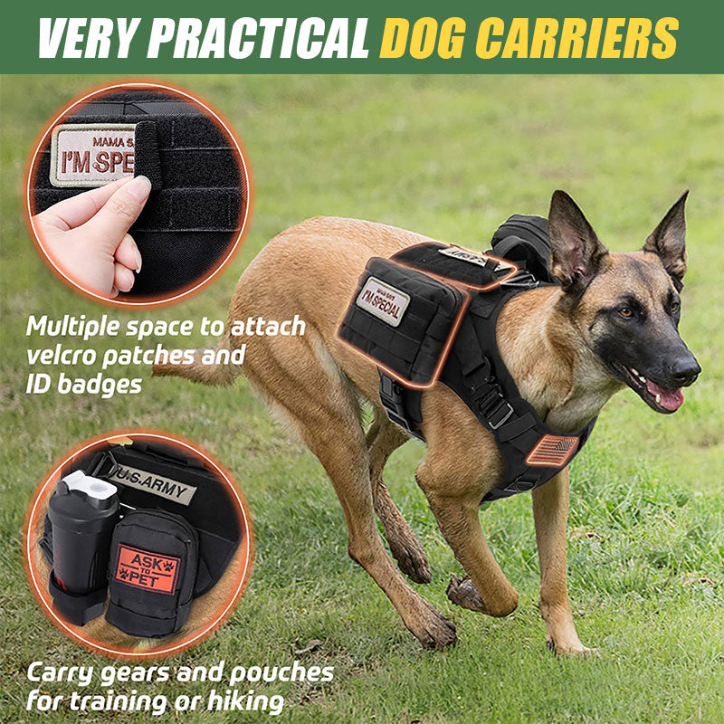 Large dog cheap tactical vest